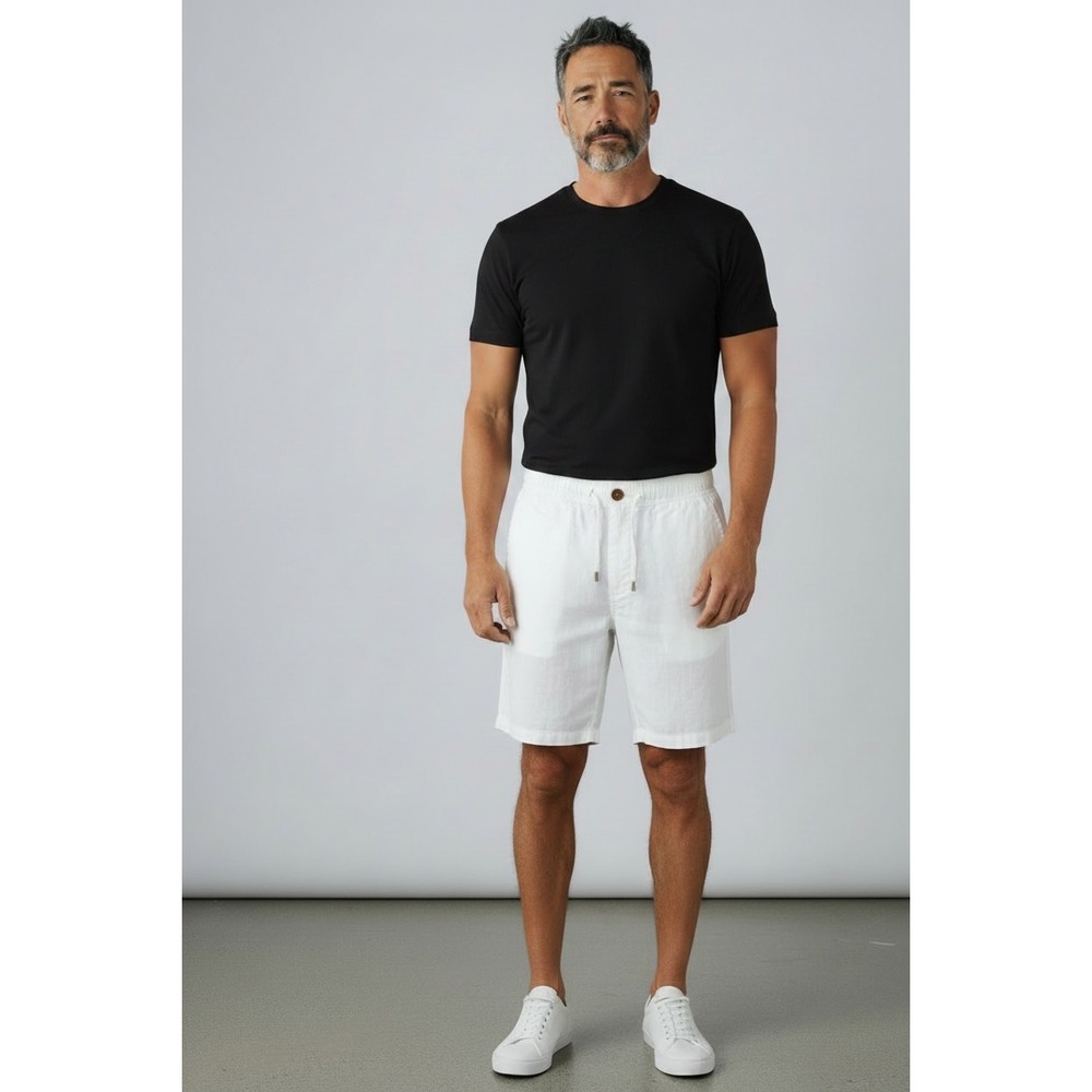 Chubbies Mens White Cotton Twill 5 Inch Inseam Shorts XL Old Money‎ Yacht Club